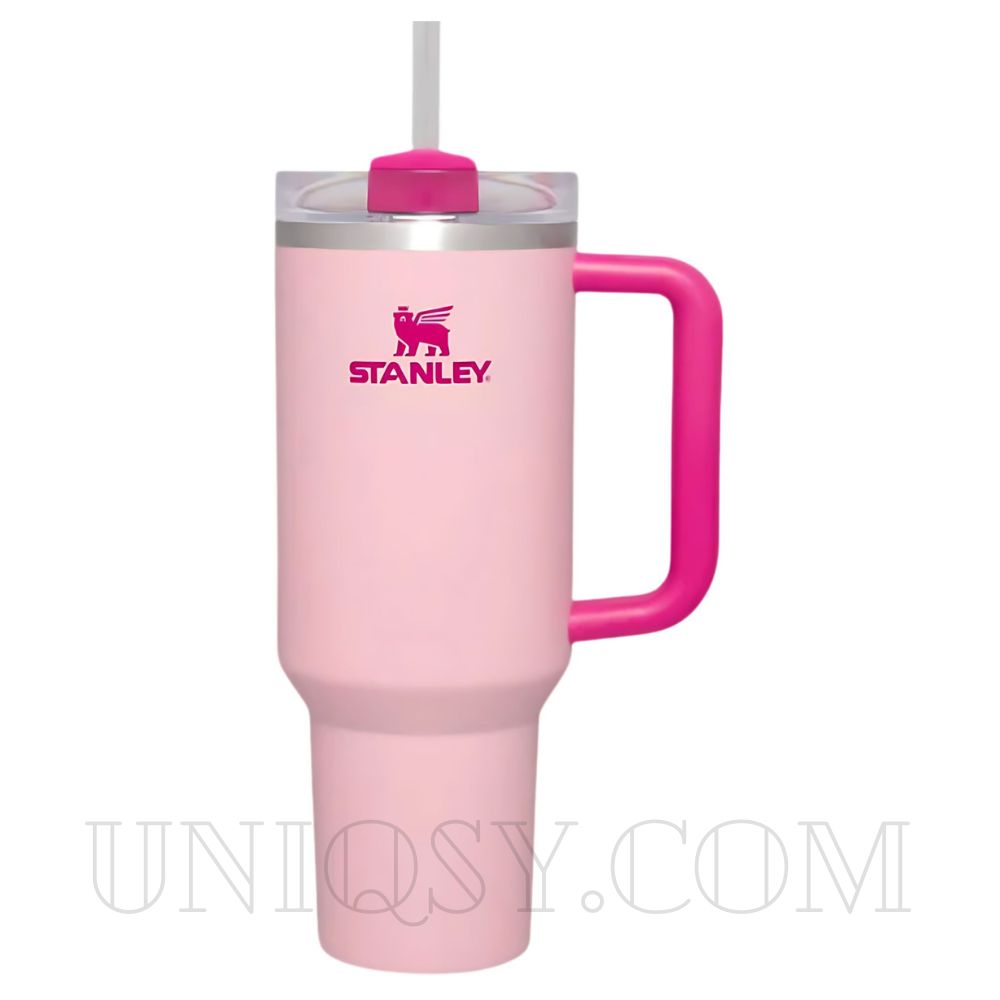Stanley 40 OZ Tumbler Flamingo Pink – Vibrant Stanley Mug, Cup & Quencher for Hot & Cold Drinks