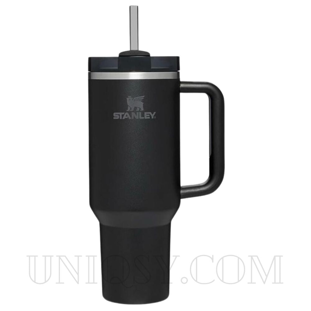Stanley 40 OZ Tumbler Black – Vibrant Stanley Mug, Cup & Quencher for Hot & Cold Drinks