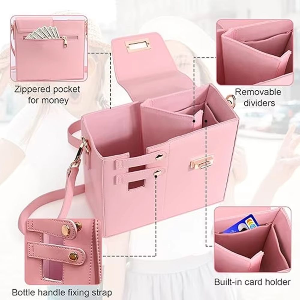 Stanley Tumbler Crossbody Organizer Bag - Fits 30 oz & 40 oz Tumblers