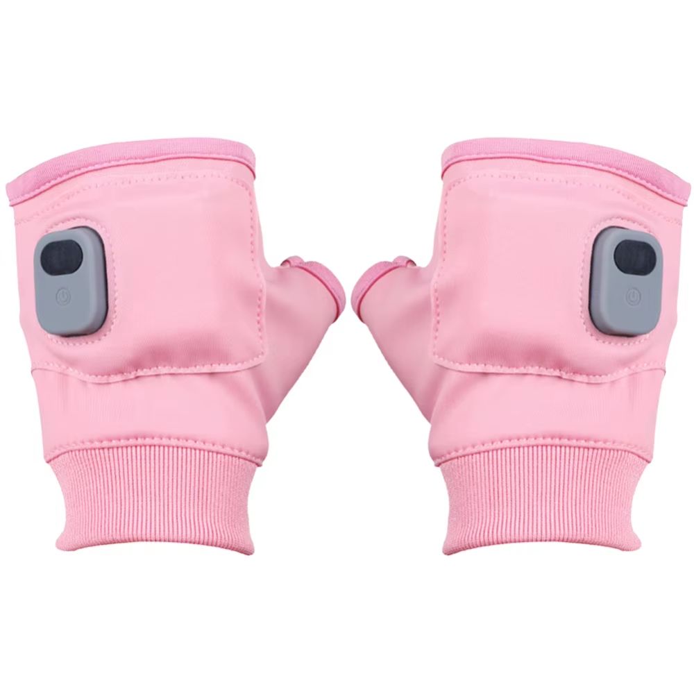 Rechargeable Heated Fingerless Gloves – 360° Thermal Warmth