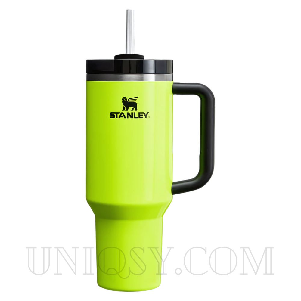 Stanley 40 OZ Tumbler Neon Yellow – Vibrant Stanley Mug, Cup & Quencher for Hot & Cold Drinks