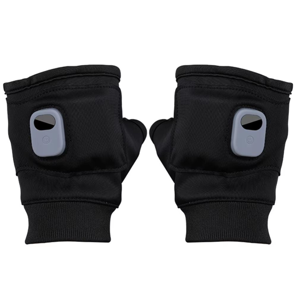 Rechargeable Heated Fingerless Gloves – 360° Thermal Warmth