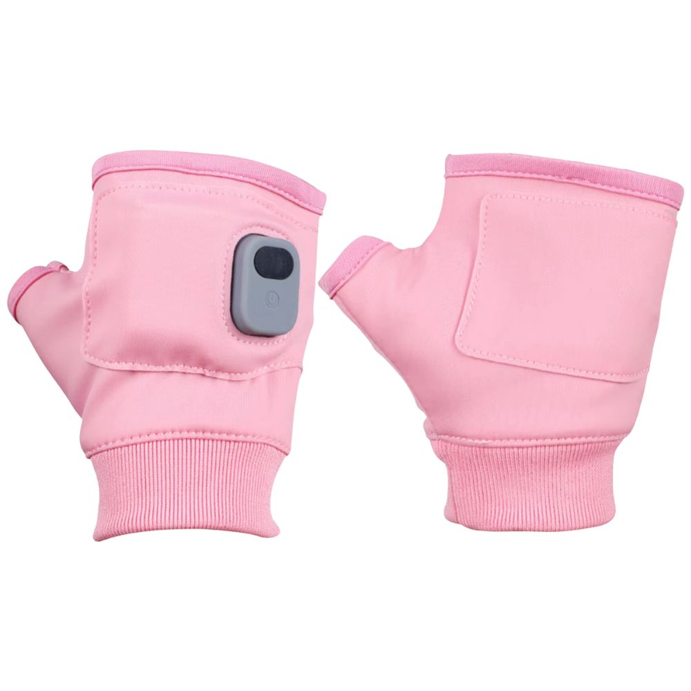 Rechargeable Heated Fingerless Gloves – 360° Thermal Warmth