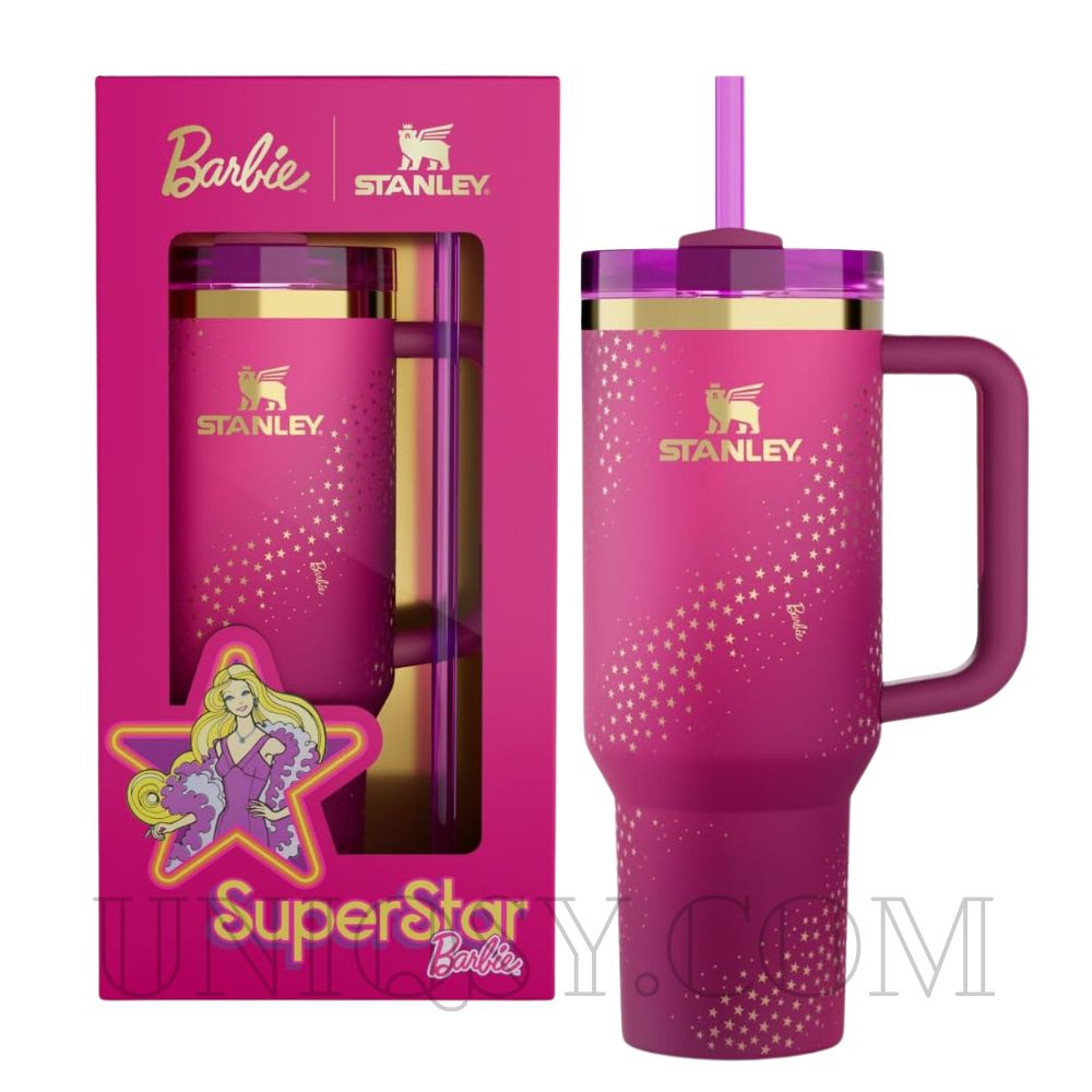 Stanley 40 OZ Tumbler 70s Super Star – Vintage-Inspired Stanley Mug, Cup & Quencher for Hot & Cold Drinks