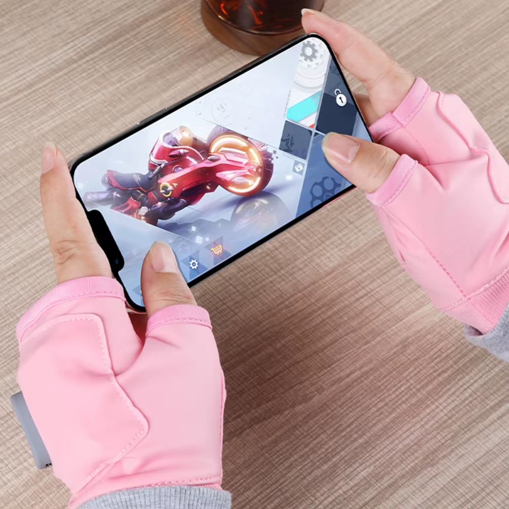 Rechargeable Heated Fingerless Gloves – 360° Thermal Warmth