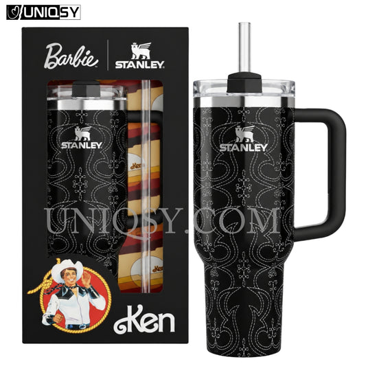 Stanley 40 OZ Tumbler 80s Western Ken – Vintage-Inspired Stanley Mug, Cup & Quencher for Hot & Cold Drinks