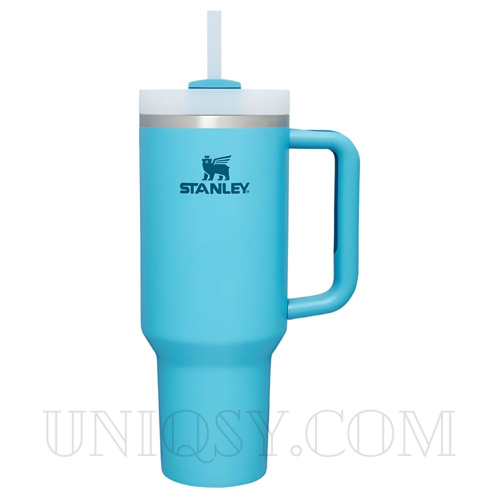 Stanley 40 OZ Tumbler Pool Blue – Stylish Stanley Mug, Cup & Quencher for Hot & Cold Drinks
