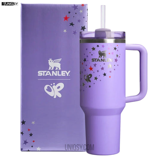 Stanley 40 OZ Tumbler Cup Olivia Rodrigo Edition – Purple Stanley Mug, Cup & Quencher for Hot & Cold Drinks
