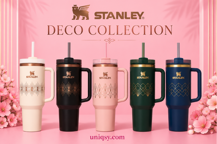 Stanley Deco Collection – Elegant drinkware with vintage-inspired designs, crafted for style and durability.