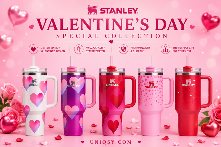 Stanley Valentine’s Day Special – romantic drinkware designs, perfect for gifting and celebrating love.