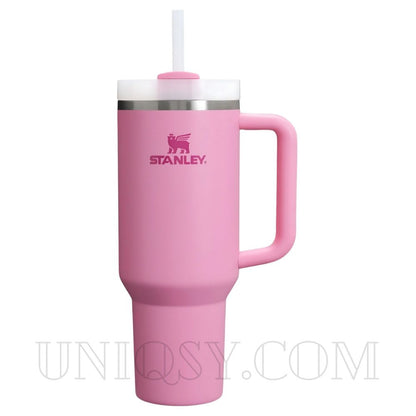 Stanley 40 OZ Tumbler Peony Pink – Soft & Elegant Stanley Mug, Cup & Quencher for Hot & Cold Drinks