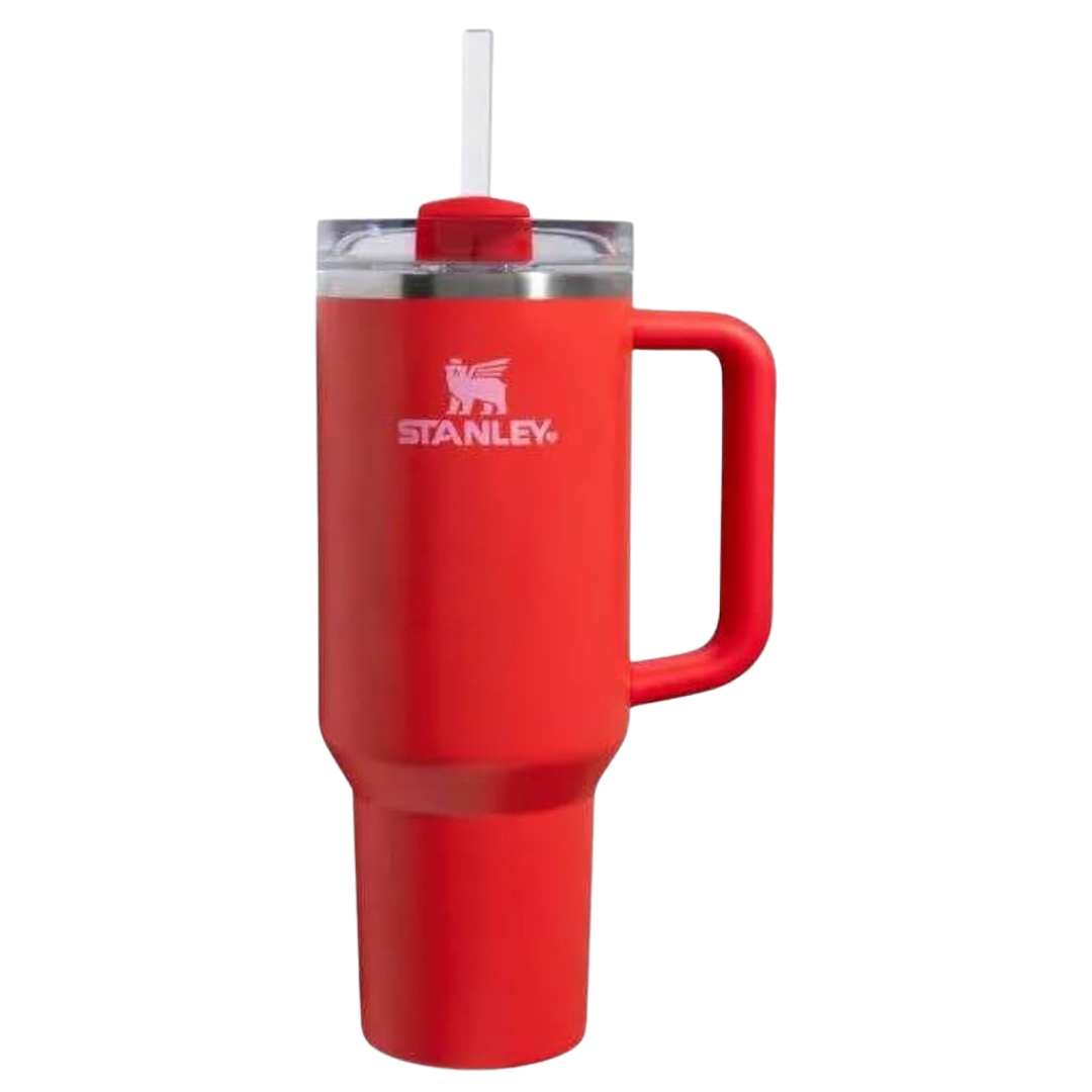 Stanley Tumbler with Handle Straw Lid Stainless Steel Vacuum Insulated Car Mug Thermal Iced Travel Cup