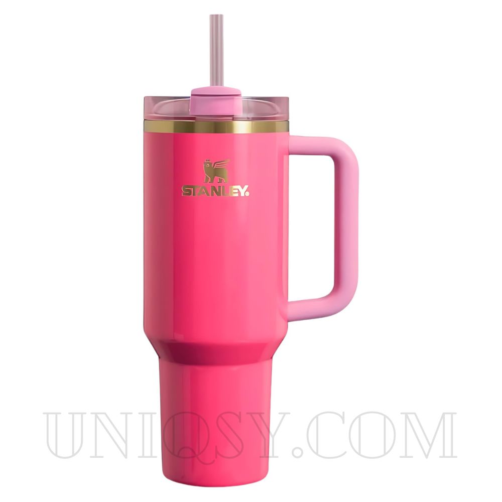 Stanley 40 OZ Tumbler Watermelon Red – Bold Stanley Mug, Cup & Quencher for Hot & Cold Drinks