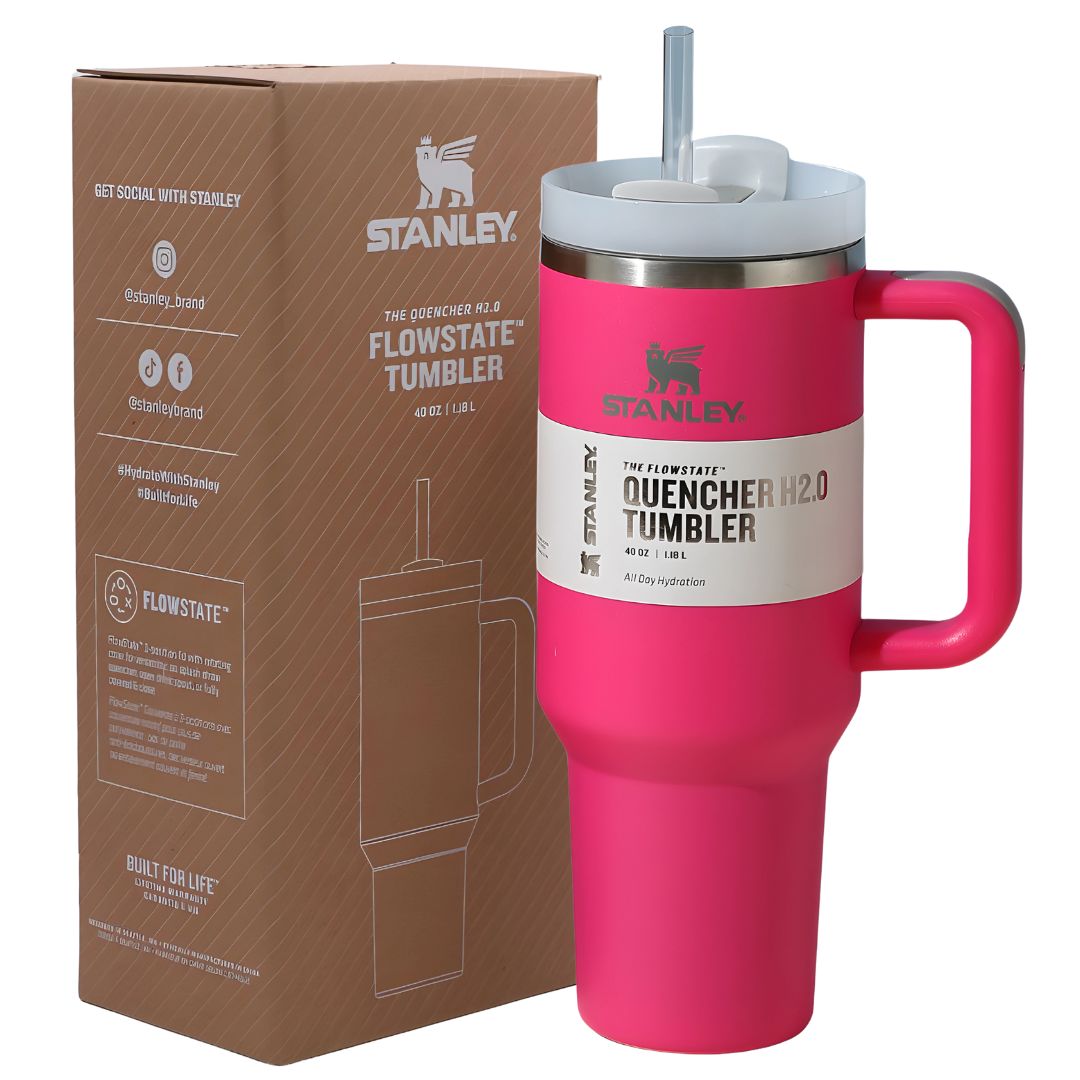 Hot Pink Stanley Tumbler Cup 40 oz