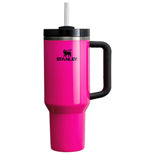 Stanley 40 oz Neon Electric Pink Quencher Tumbler