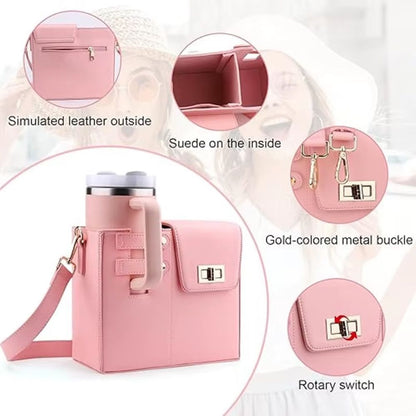 Stanley Tumbler Crossbody Organizer Bag - Fits 30 oz & 40 oz Tumblers