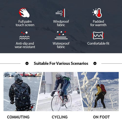 Ultimate Winter Touchscreen Gloves – Warm, Waterproof, and Stylish