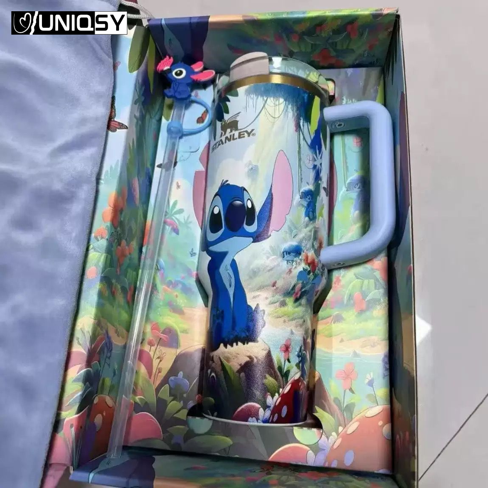 Stanley Stitch Blue 40 OZ Tumbler - Limited Edition