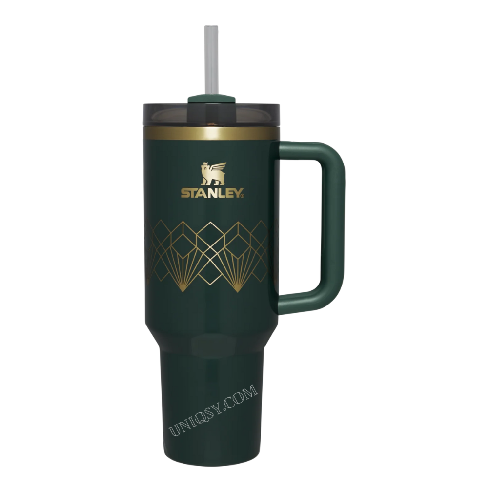 Stanley 40 OZ Tumbler Forest Gloss Deco – Stylish Stanley Insulated Drinkware