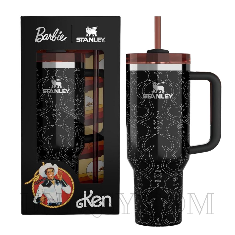 Stanley 40 OZ Tumbler 80s Western Ken – Vintage-Inspired Stanley Mug, Cup & Quencher for Hot & Cold Drinks