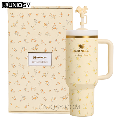 Stanley X LoveShackFancy 40 OZ Tumbler - Lemon Haze