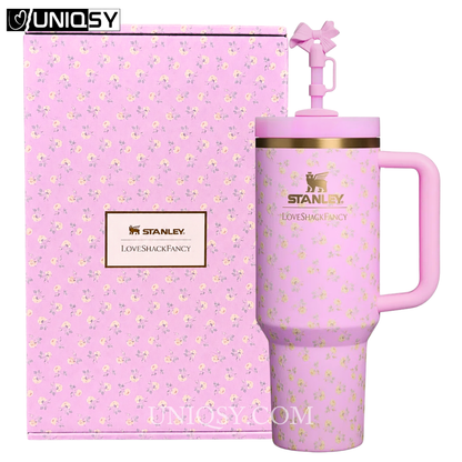 Stanley X LoveShackFancy 40 OZ Tumbler - Polaroid Rose