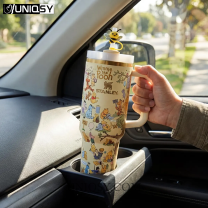 Stanley Winnie the Pooh quencher tumbler full view